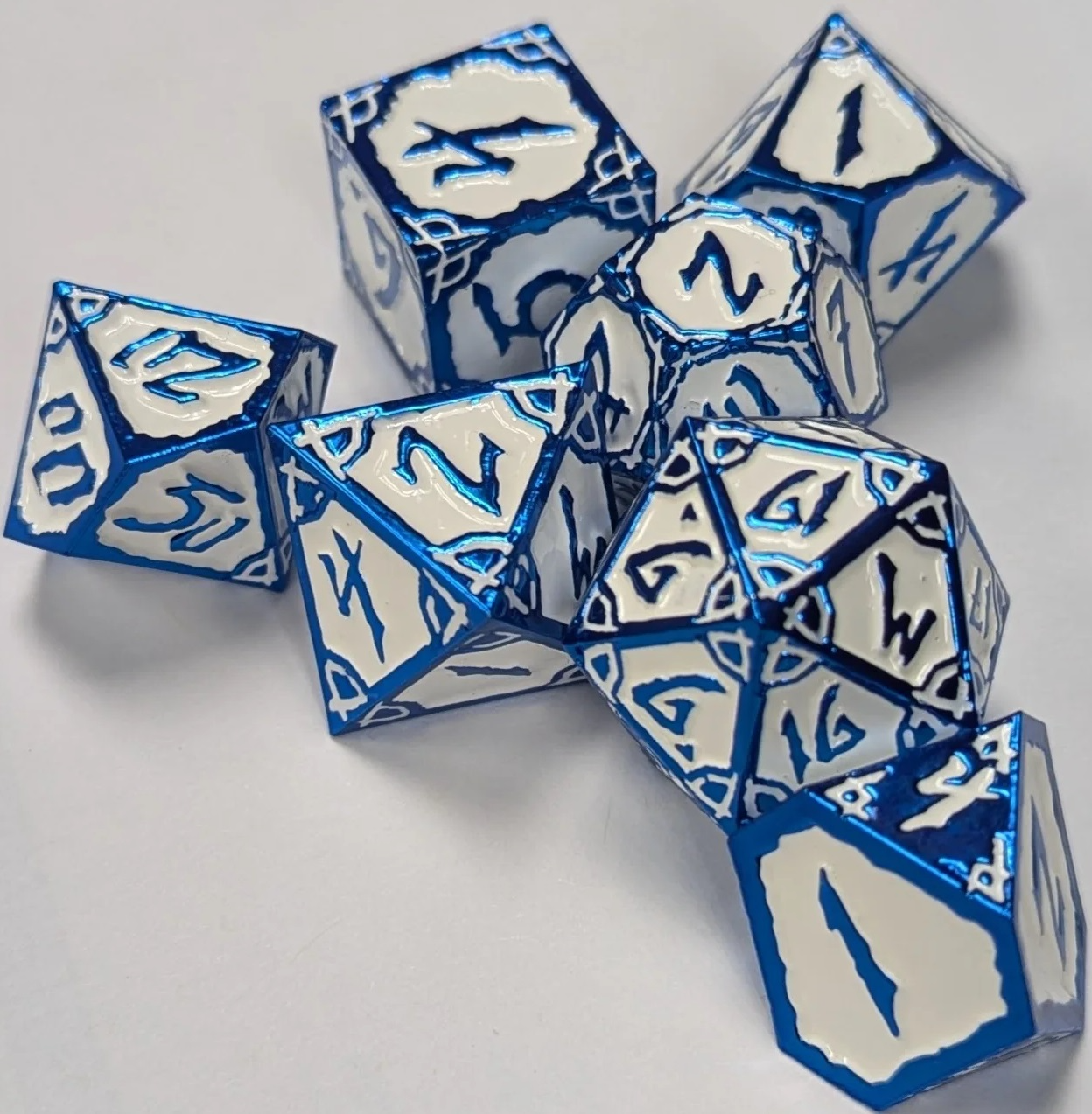 7-Die RPG Set Skyforge Hexbreaker